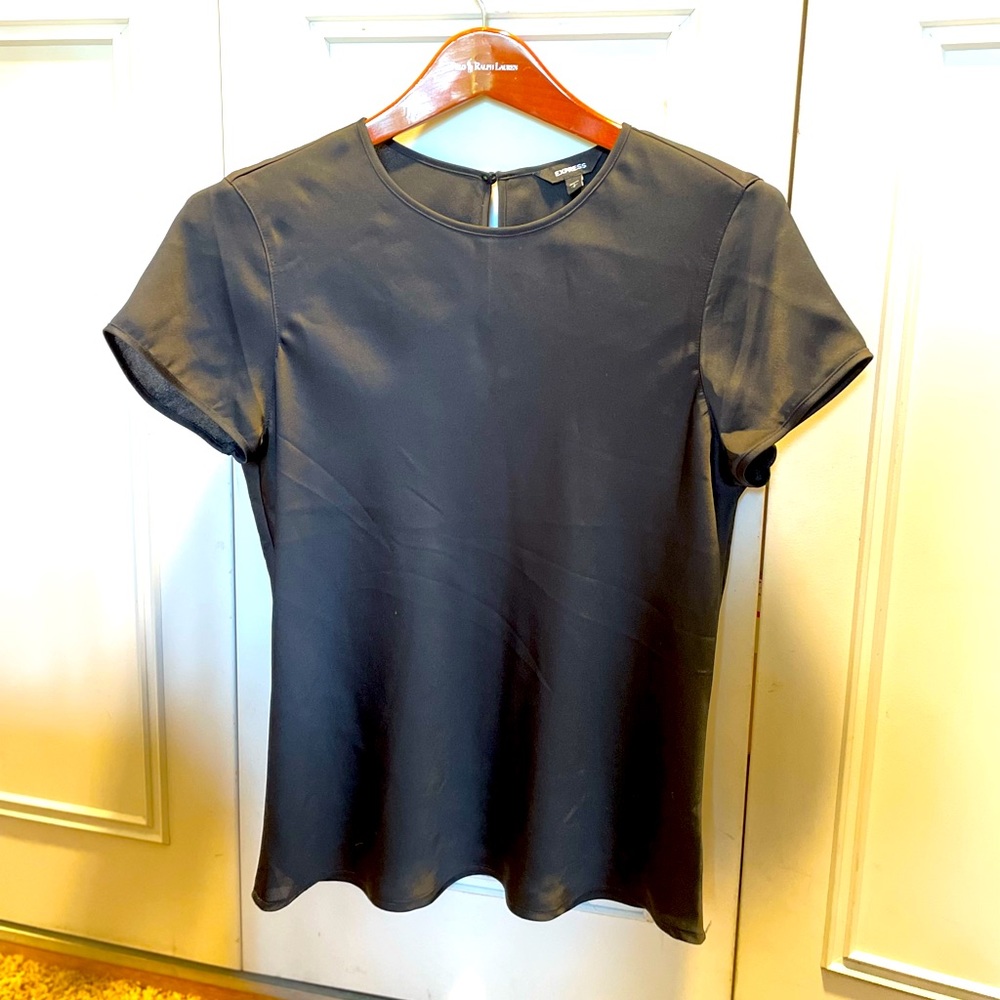 Super Cute and Sexy Black Polyester Top